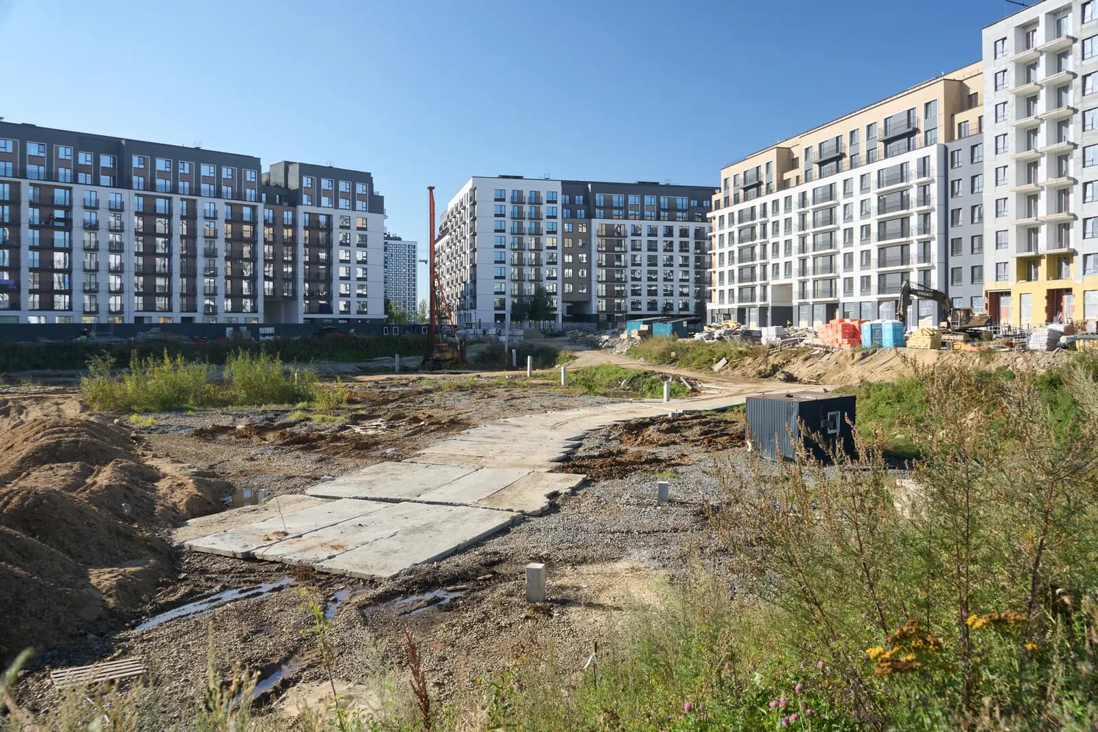 Брусника в Академическом: ход строительства, сентябрь 2026