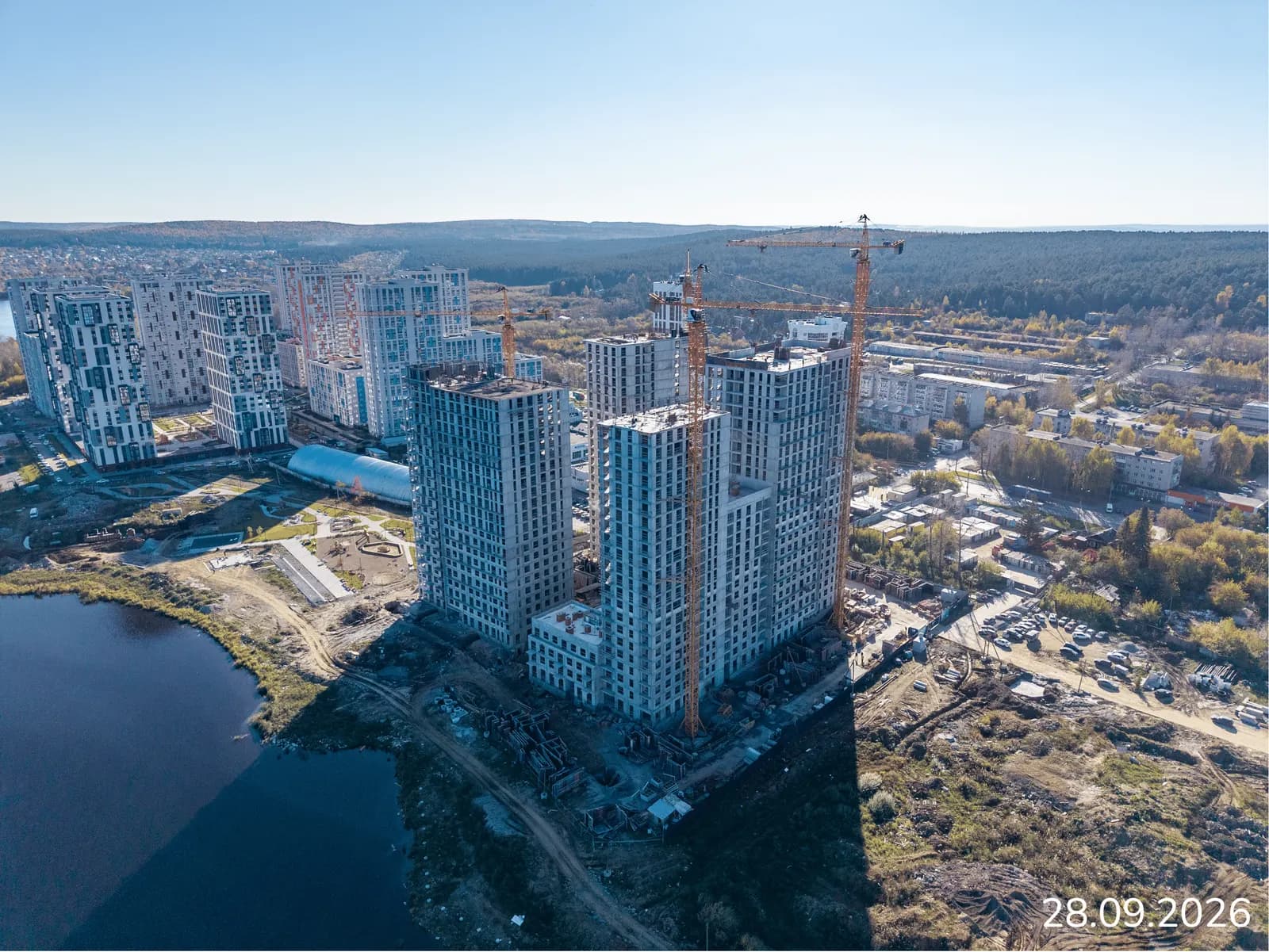 Береговой: ход строительства, сентябрь 2026