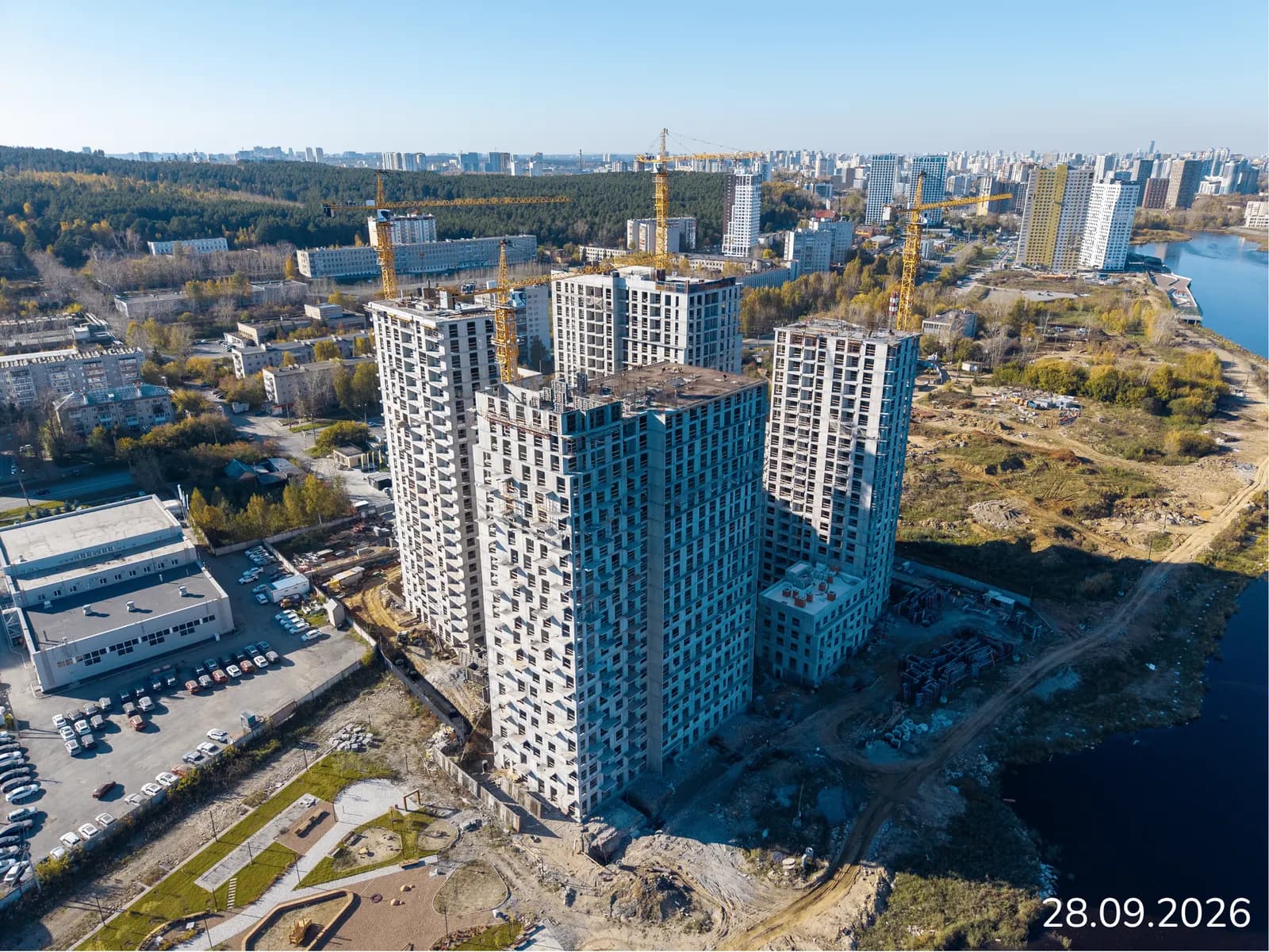 Береговой: ход строительства, сентябрь 2026