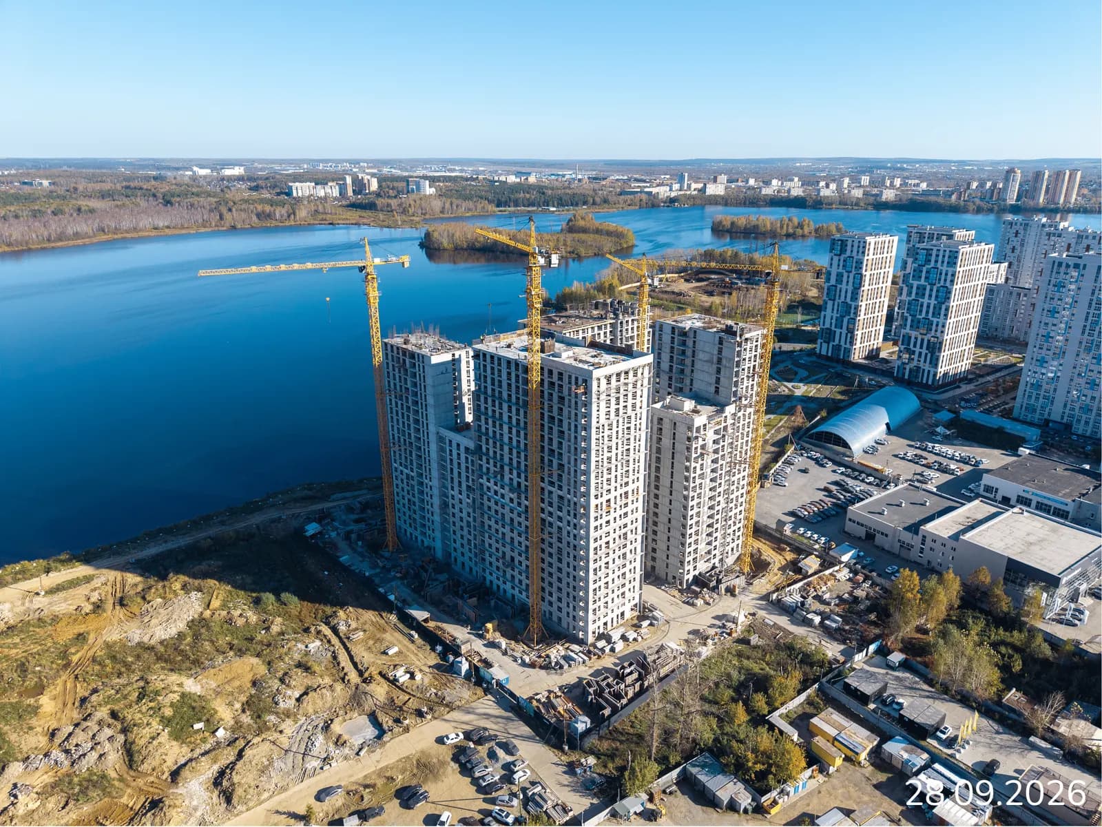 Береговой: ход строительства, сентябрь 2026