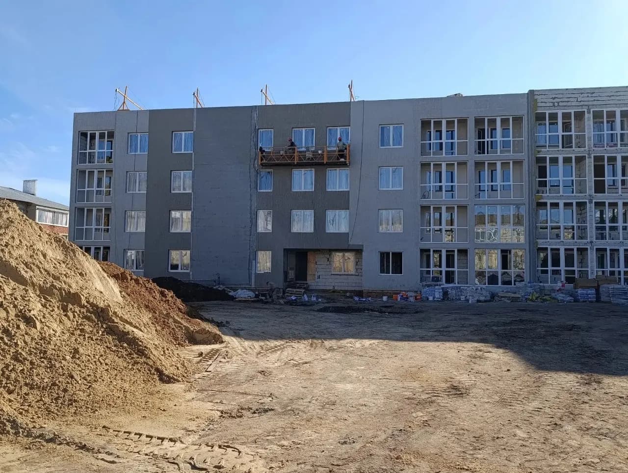 Дом в Пионерском: ход строительства, сентябрь 2026