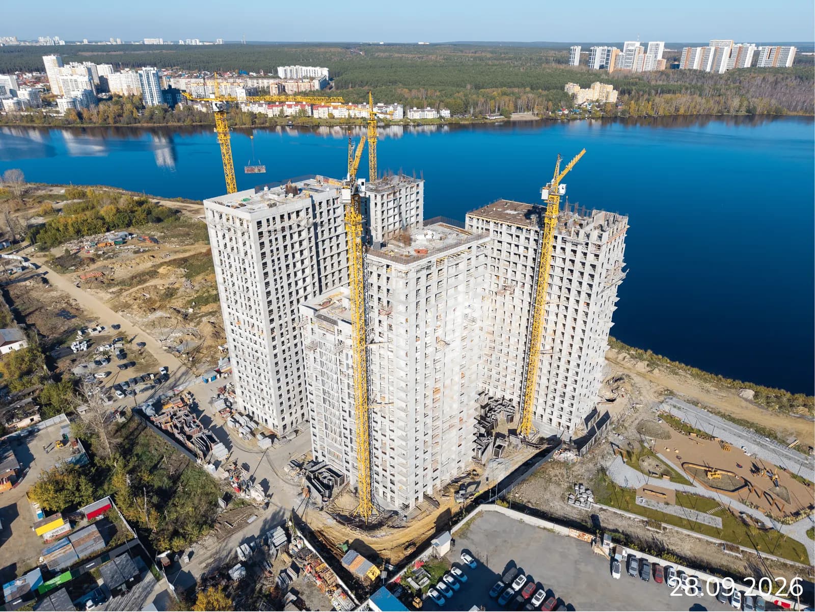 Береговой: ход строительства, сентябрь 2026