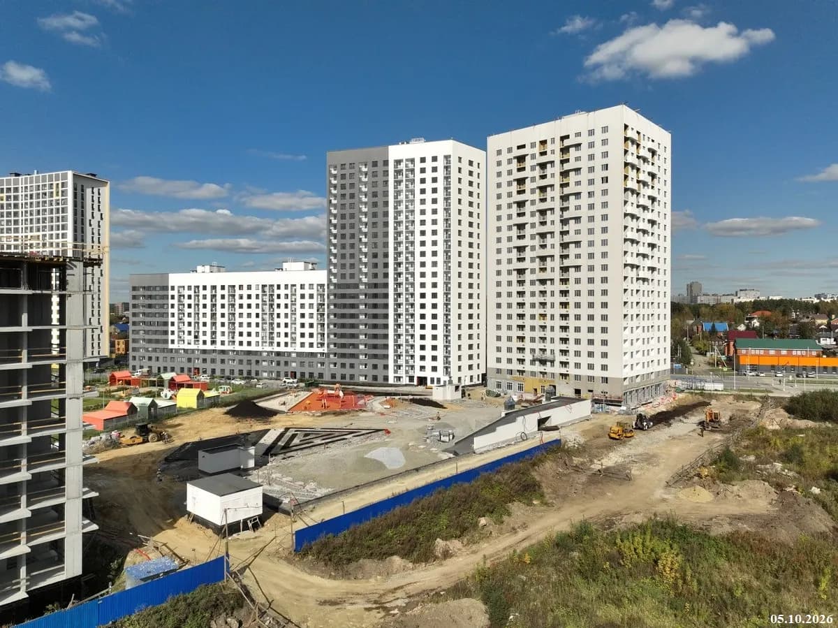 На Тенистой: ход строительства, октябрь 2026