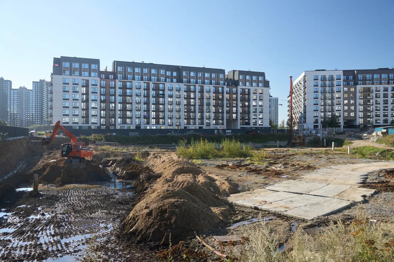 Брусника в Академическом: ход строительства, сентябрь 2026
