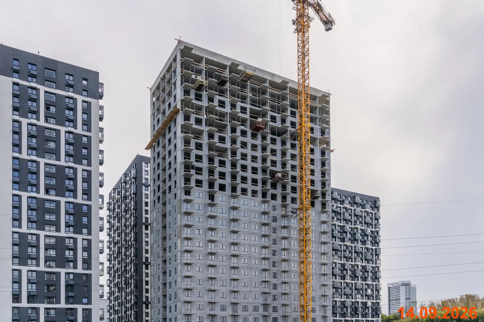 Исеть парк: ход строительства, сентябрь 2026