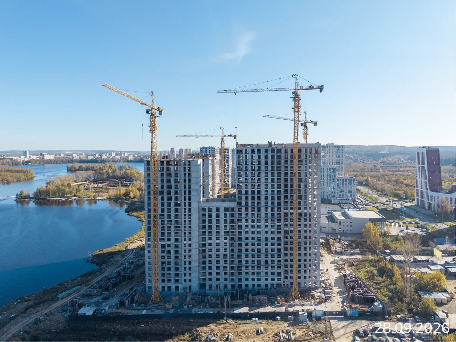 Береговой: ход строительства, сентябрь 2026