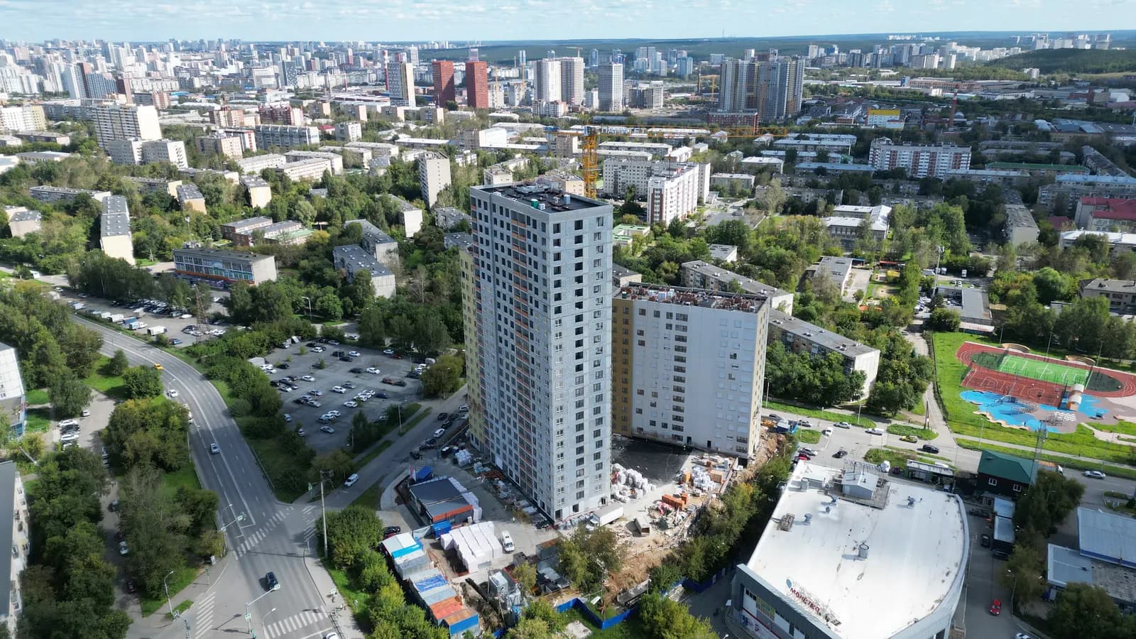 Бодровский: ход строительства, сентябрь 2026