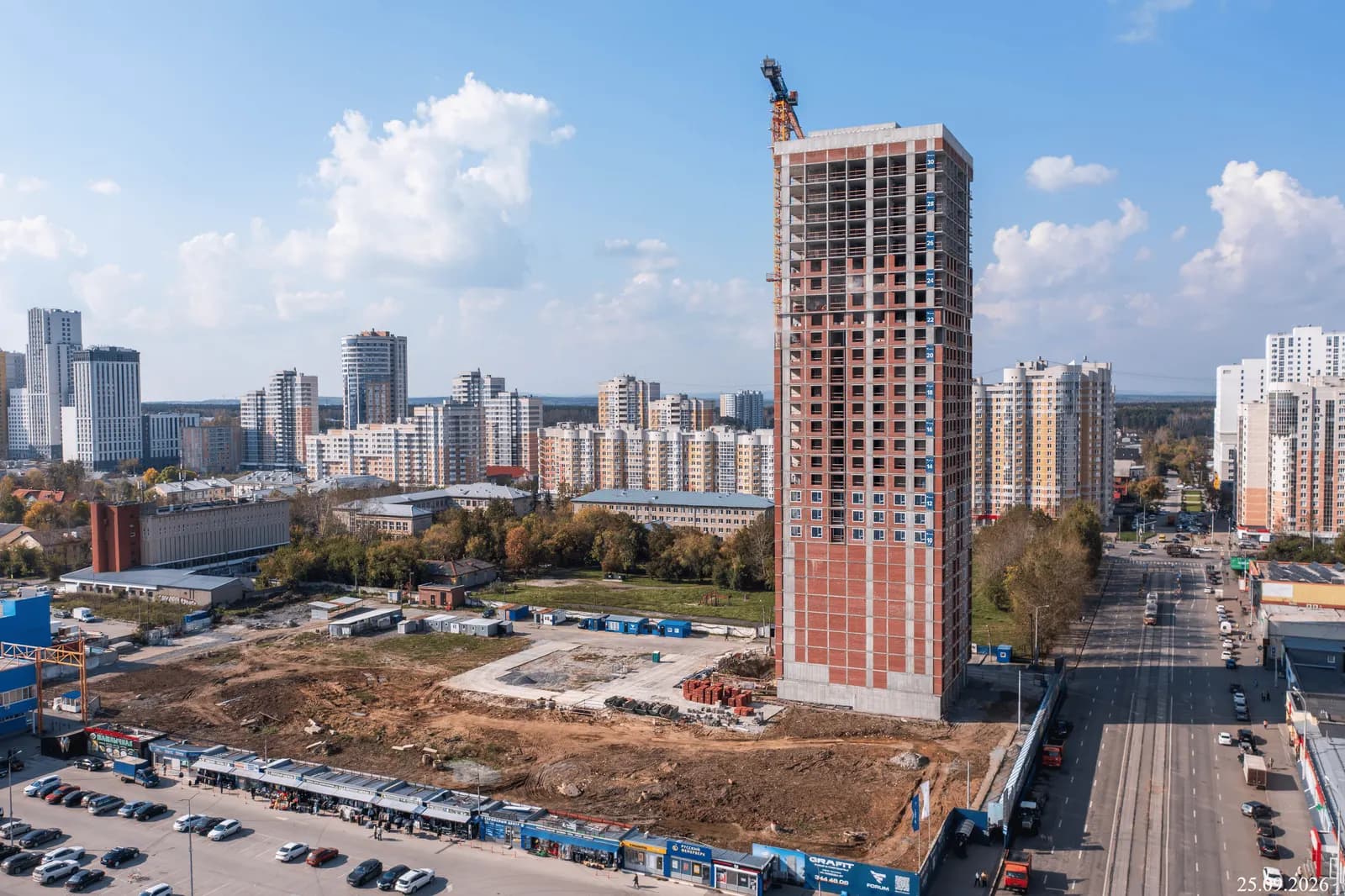 Графит: ход строительства, сентябрь 2026