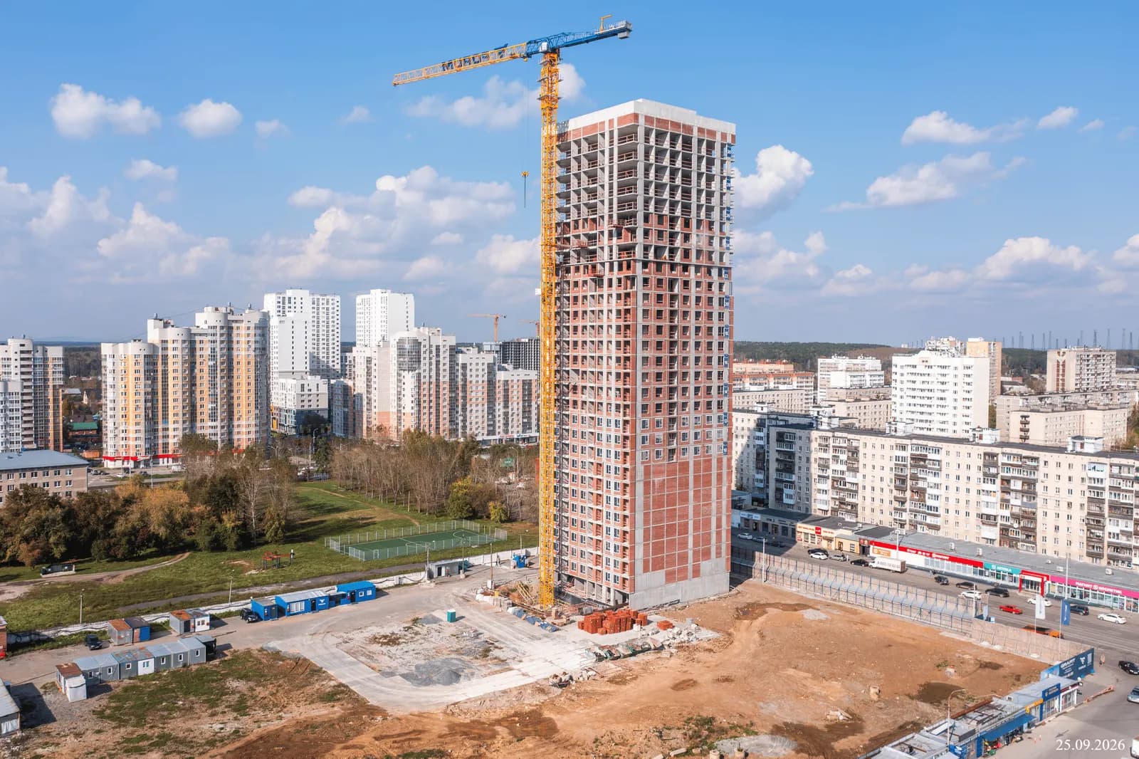 Графит: ход строительства, сентябрь 2026